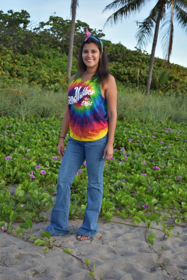 landlubber tie dye tank top